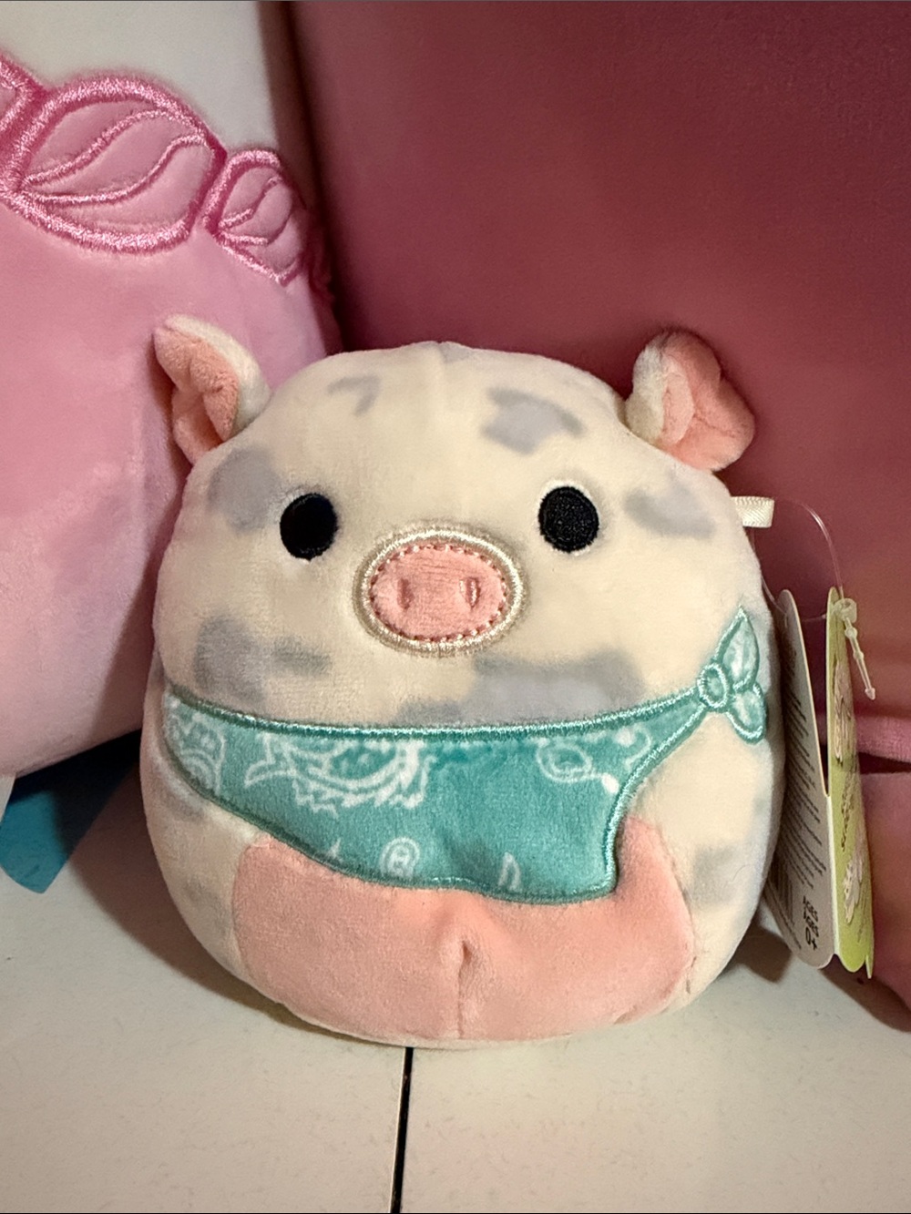 Kellytoy Squishmallow Rosie the Pig w/ Bandana 5”